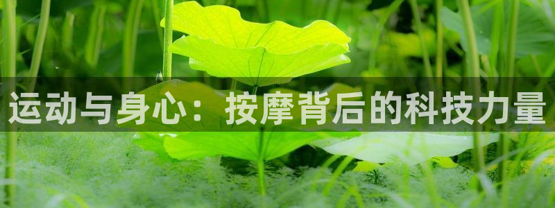 意昂4神州：运动与身心：按摩背后的科技力量